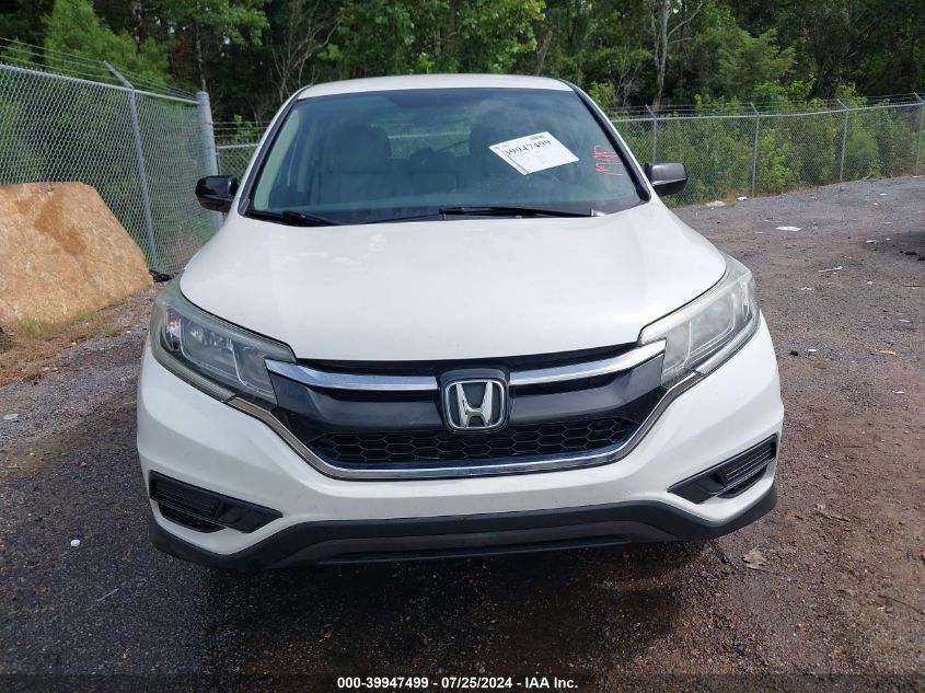 2016 Honda Cr-V Lx VIN: 5J6RM3H39GL012209 Lot: 39947499