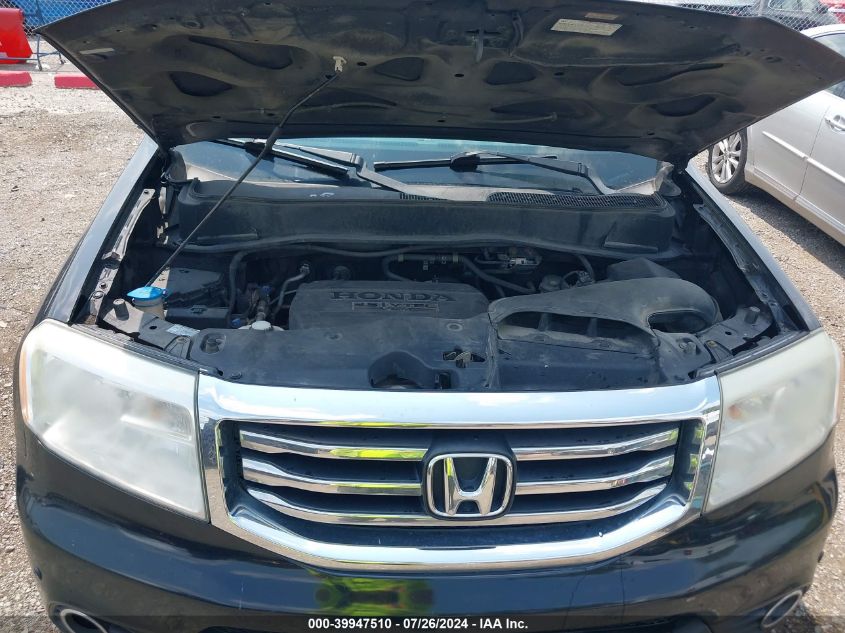 2012 Honda Pilot Touring VIN: 5FNYF4H91CB011865 Lot: 39947510