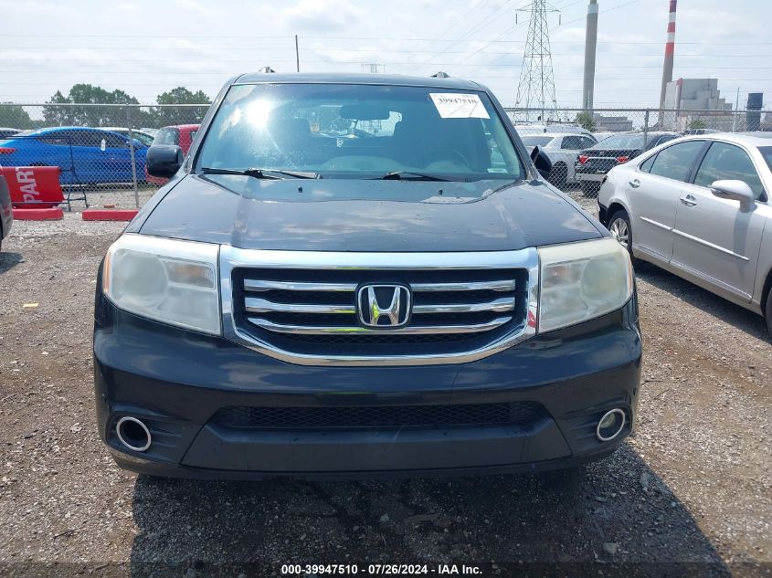2012 Honda Pilot Touring VIN: 5FNYF4H91CB011865 Lot: 39947510