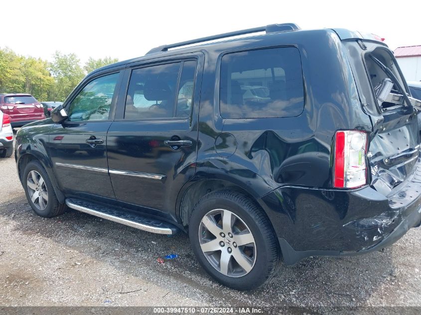 2012 Honda Pilot Touring VIN: 5FNYF4H91CB011865 Lot: 39947510