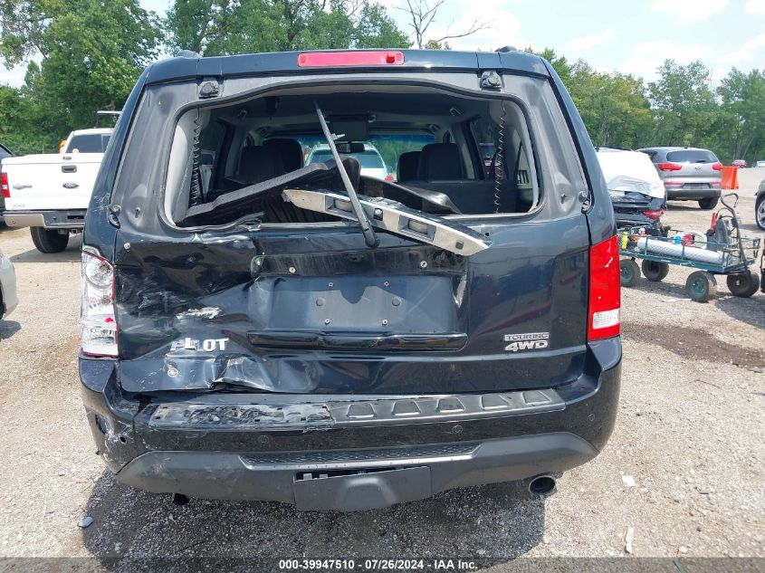 2012 Honda Pilot Touring VIN: 5FNYF4H91CB011865 Lot: 39947510