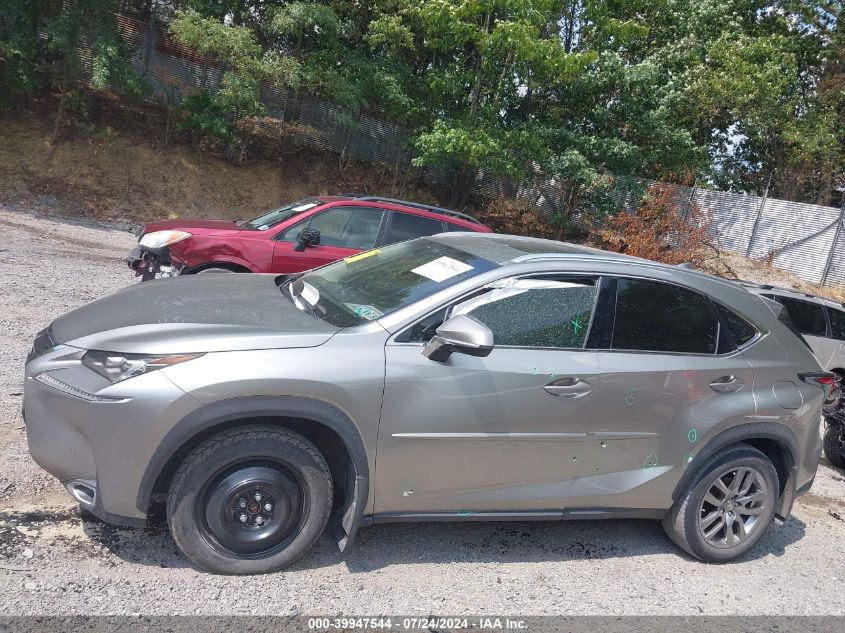 2015 Lexus Nx 200T VIN: JTJBARBZ3F2034191 Lot: 39947544