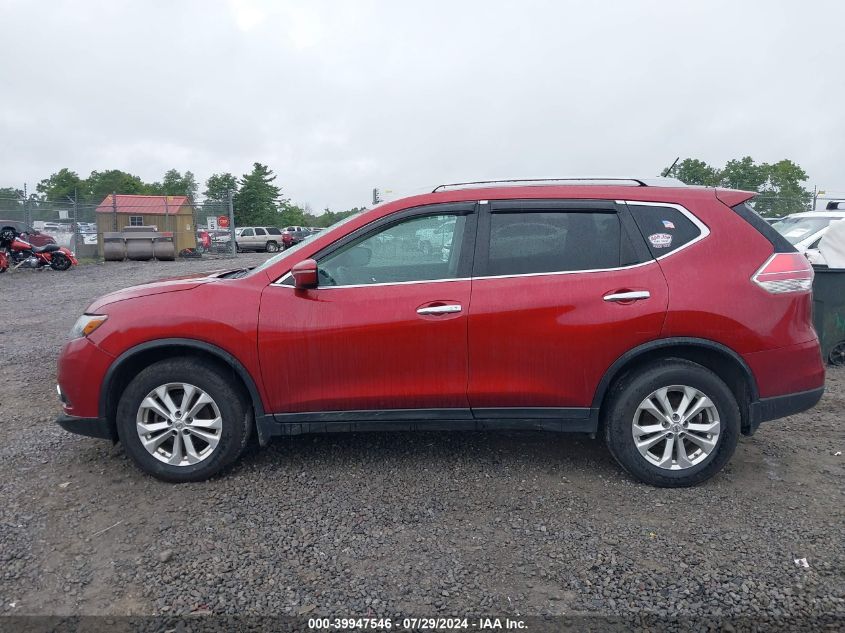 2014 Nissan Rogue Sv VIN: 5N1AT2MV1EC850640 Lot: 39947546