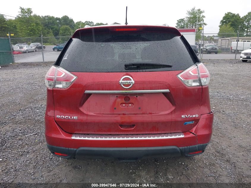 2014 Nissan Rogue Sv VIN: 5N1AT2MV1EC850640 Lot: 39947546