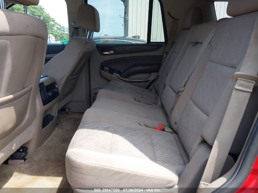 2015 Chevrolet Tahoe Ls VIN: 1GNSKAKCXFR123705 Lot: 39947550