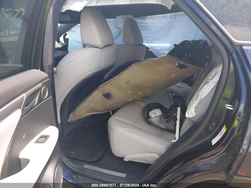 2017 Lexus Rx 350/Base/F Sport VIN: 2T2BZMCAXHC076624 Lot: 39947577