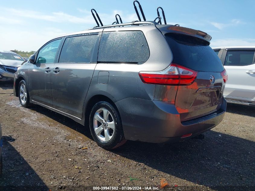 2018 Toyota Sienna Le 8 Passenger VIN: 5TDKZ3DC2JS904158 Lot: 39947582