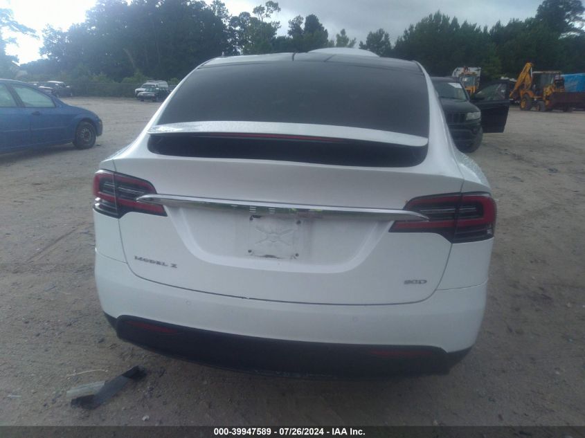 2016 Tesla Model X 60D/70D/75D/90D/P100D VIN: 5YJXCBE23GF004499 Lot: 39947589