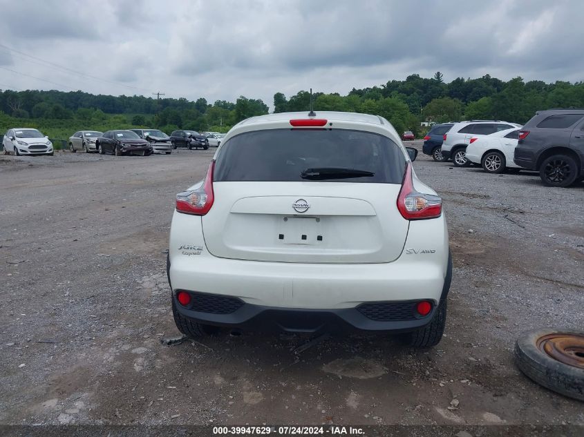 2017 Nissan Juke Sv VIN: JN8AF5MVXHT754110 Lot: 39947629