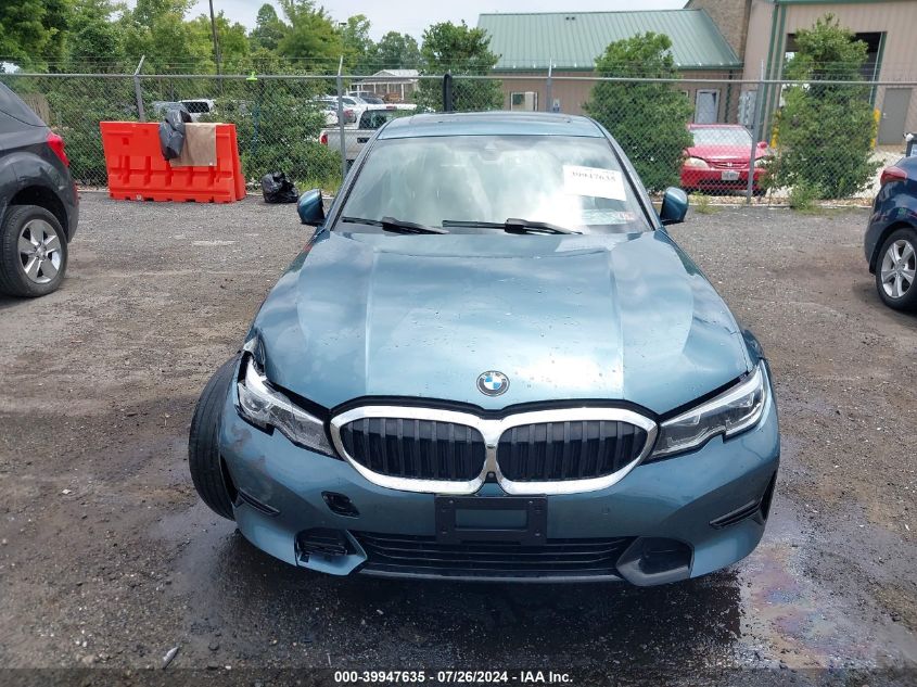 2020 BMW 330I xDrive VIN: 3MW5R7J00L8B34033 Lot: 39947635