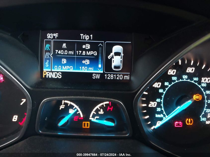 2016 Ford Escape Se VIN: 1FMCU0G9XGUC13123 Lot: 39947664