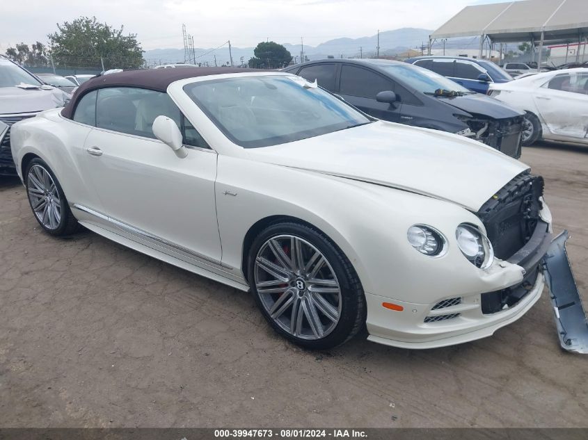 2015 Bentley Continental Gt Speed VIN: SCBGJ3ZAXFC044364 Lot: 39947673