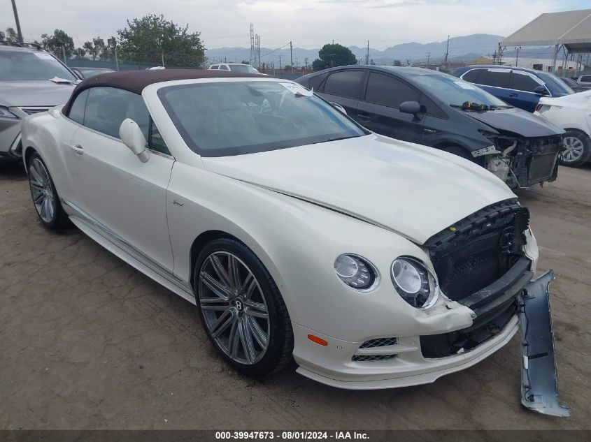 2015 Bentley Continental Gt Speed VIN: SCBGJ3ZAXFC044364 Lot: 39947673