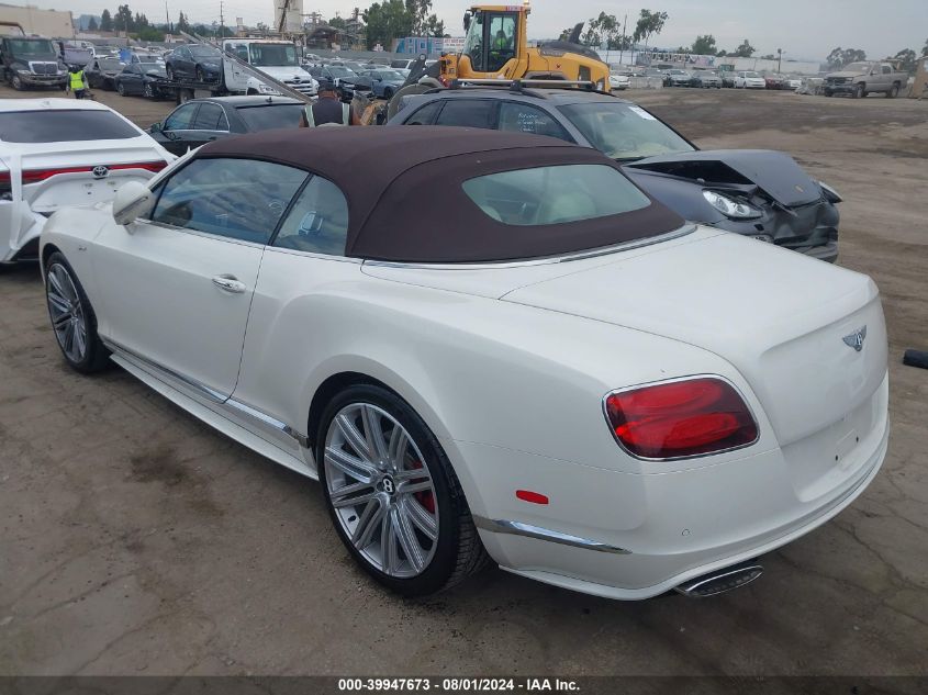 2015 Bentley Continental Gt Speed VIN: SCBGJ3ZAXFC044364 Lot: 39947673