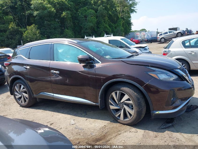 2020 Nissan Murano Sl Intelligent Awd VIN: 5N1AZ2CS9LN151649 Lot: 39947691