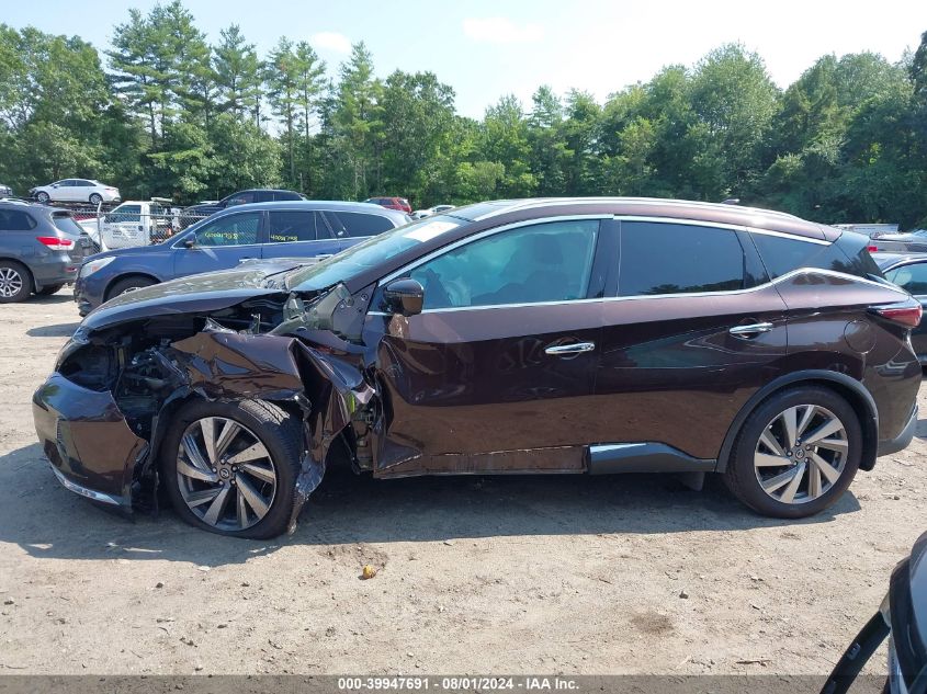 2020 Nissan Murano Sl Intelligent Awd VIN: 5N1AZ2CS9LN151649 Lot: 39947691