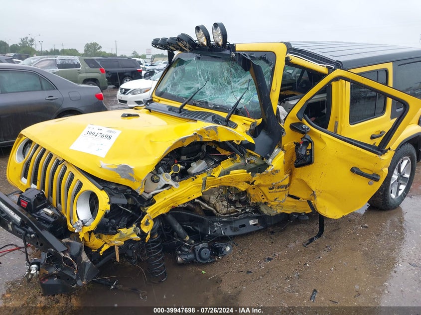 2021 JEEP WRANGLER UNLIMITED SAHARA - 1C4HJXEN9MW505664