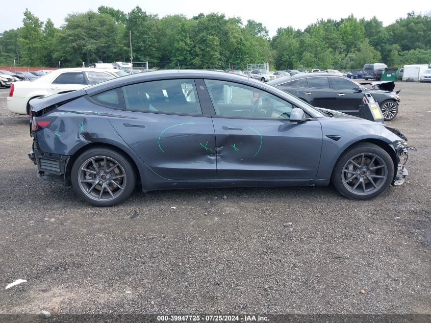 2023 Tesla Model 3 Long Range Dual Motor All-Wheel Drive VIN: 5YJ3E1EB9PF707835 Lot: 39947725