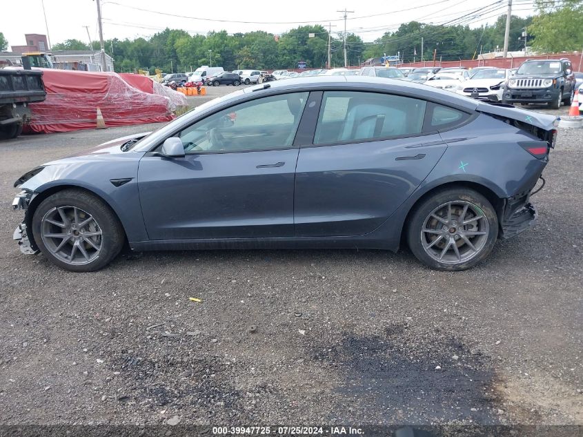 2023 Tesla Model 3 Long Range Dual Motor All-Wheel Drive VIN: 5YJ3E1EB9PF707835 Lot: 39947725