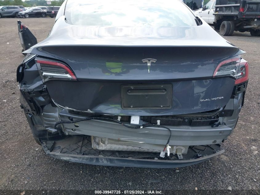 2023 Tesla Model 3 Long Range Dual Motor All-Wheel Drive VIN: 5YJ3E1EB9PF707835 Lot: 39947725