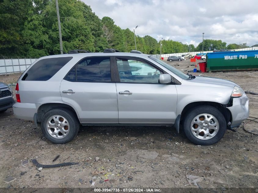 2002 Acura Mdx VIN: 2HNYD18622H532428 Lot: 39947735