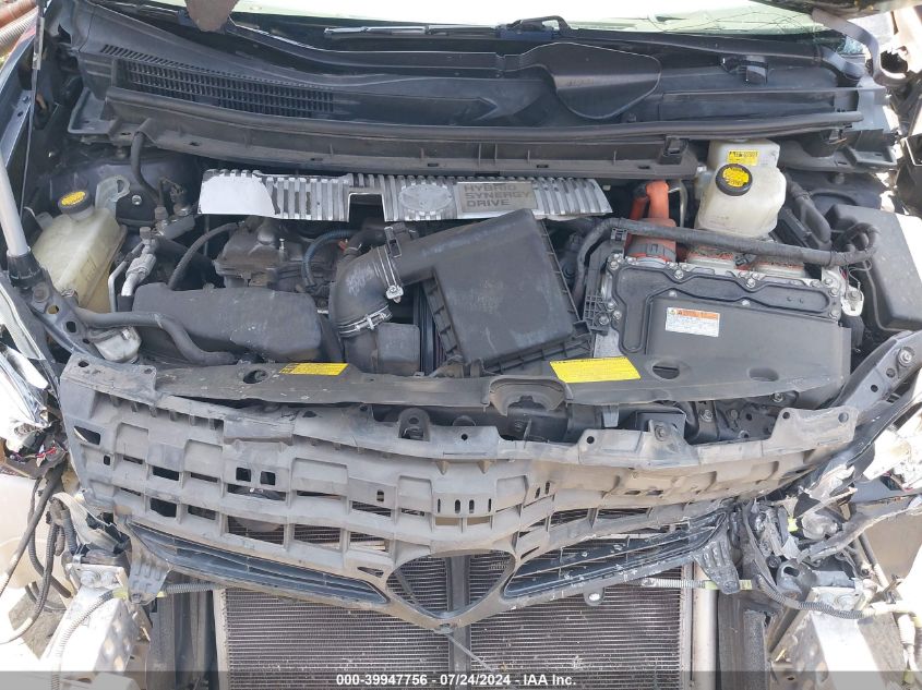 2013 Toyota Prius Five VIN: JTDKN3DU6D1680298 Lot: 39947756