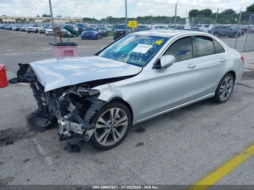 55SWF8DB9KU321685 2019 MERCEDES-BENZ C CLASS - Image 2