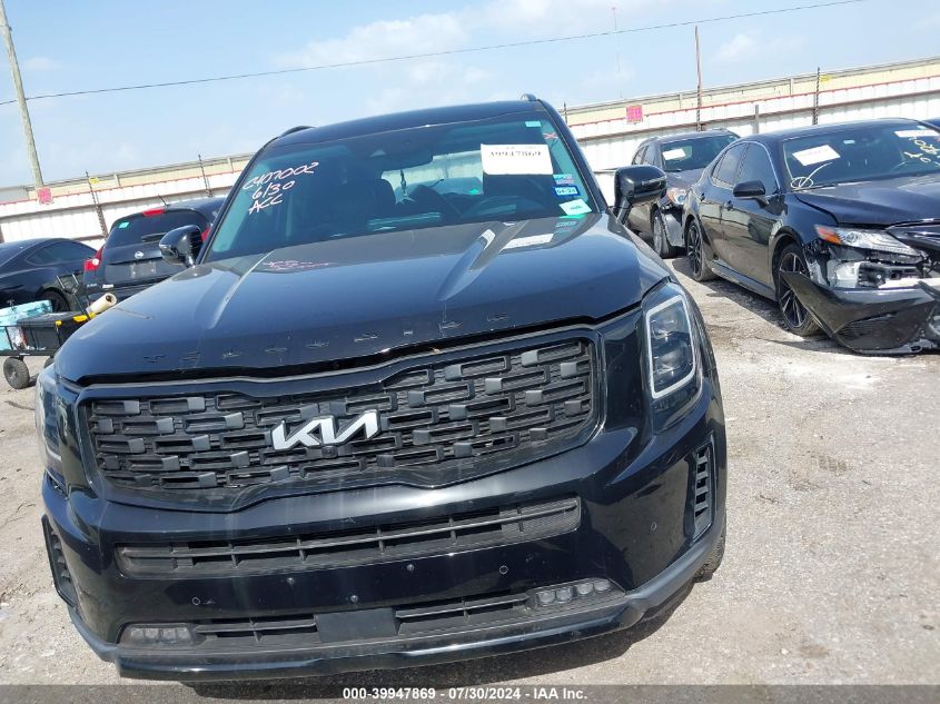 2022 Kia Telluride Sx VIN: 5XYP5DHC5NG279212 Lot: 39947869