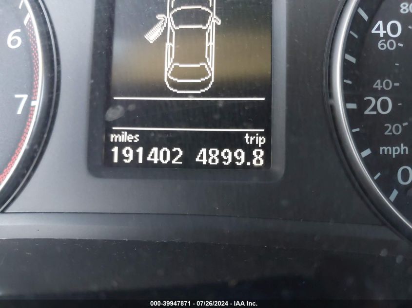 2012 Volkswagen Passat Se VIN: 1VWBP7A39CC009950 Lot: 39947871