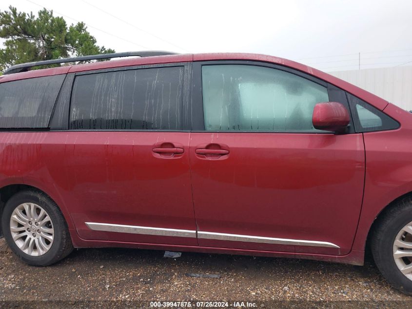 5TDYK3DC4ES418116 2014 Toyota Sienna Xle V6 8 Passenger