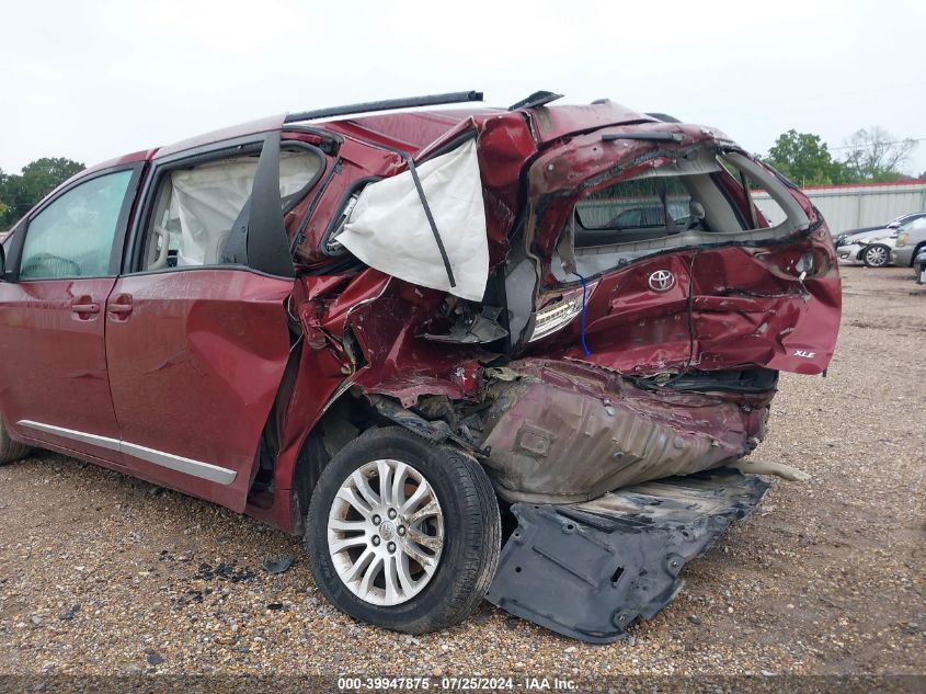 5TDYK3DC4ES418116 2014 Toyota Sienna Xle V6 8 Passenger