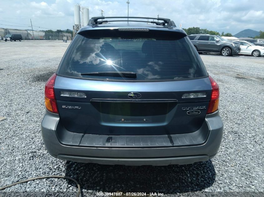 2005 Subaru Outback 3.0R L.l. Bean Edition VIN: 4S4BP86C254379714 Lot: 39947887