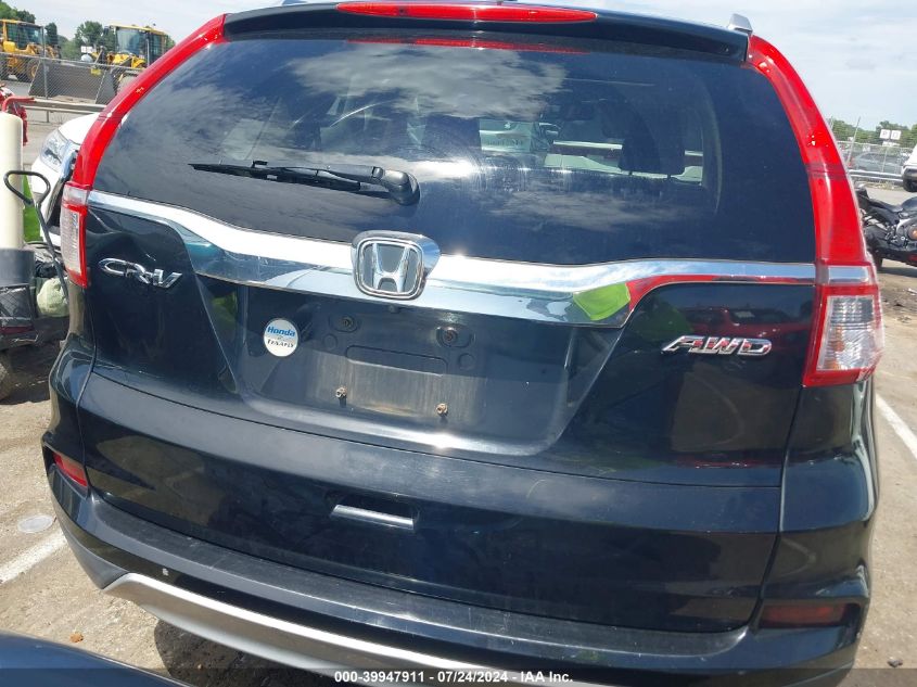 2015 Honda Cr-V Ex-L VIN: 2HKRM4H77FH696260 Lot: 39947911