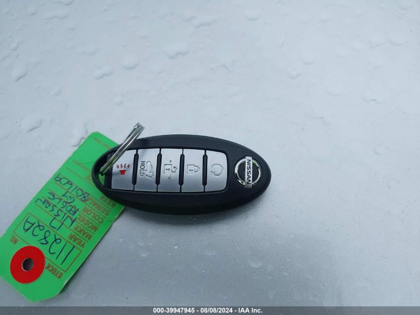 2017 Nissan Rogue Sv VIN: 5N1AT2MV9HC801609 Lot: 39947945