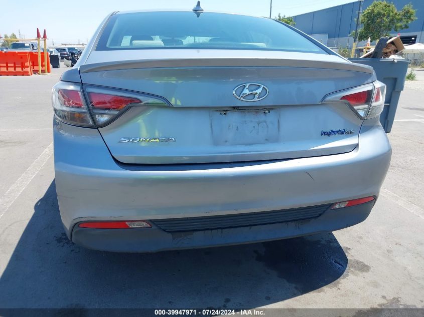 2016 Hyundai Sonata Hybrid Se VIN: KMHE24L19GA009954 Lot: 39947971