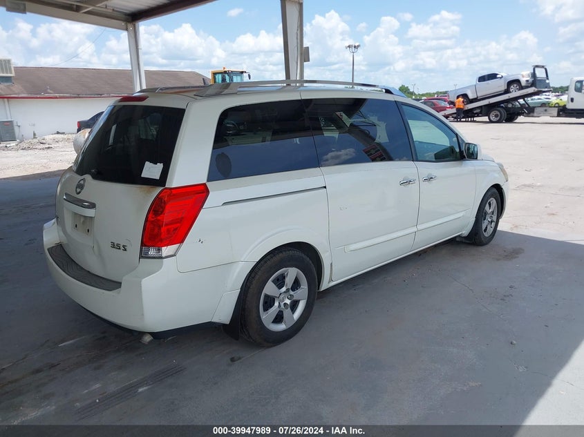 2009 Nissan Quest S/Se/Sl VIN: 5N1BV28UX9N108554 Lot: 39947989