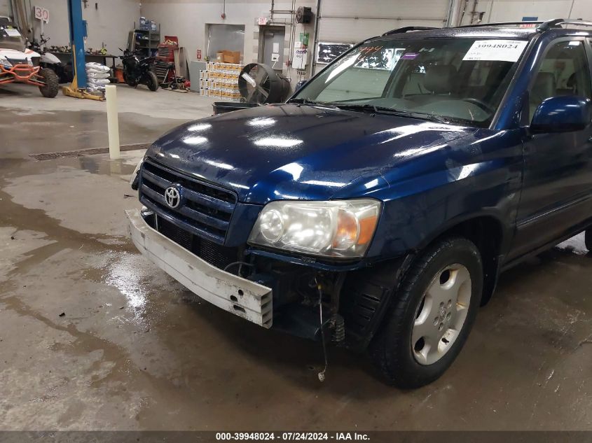 2007 Toyota Highlander Limited V6/Sport V6/V6 VIN: JTEEP21A270227166 Lot: 39948024