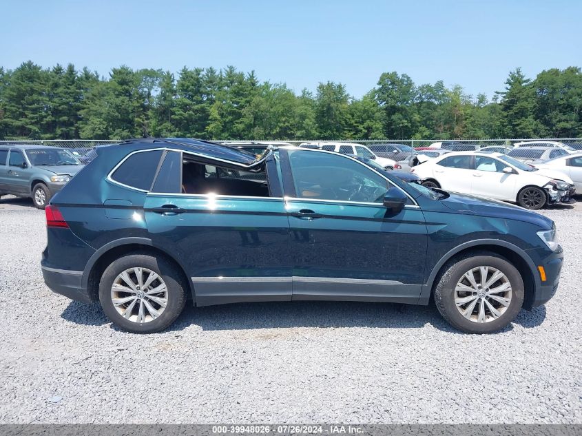 2018 Volkswagen Tiguan 2.0T Se/2.0T Sel VIN: 3VV2B7AX6JM139122 Lot: 39948026