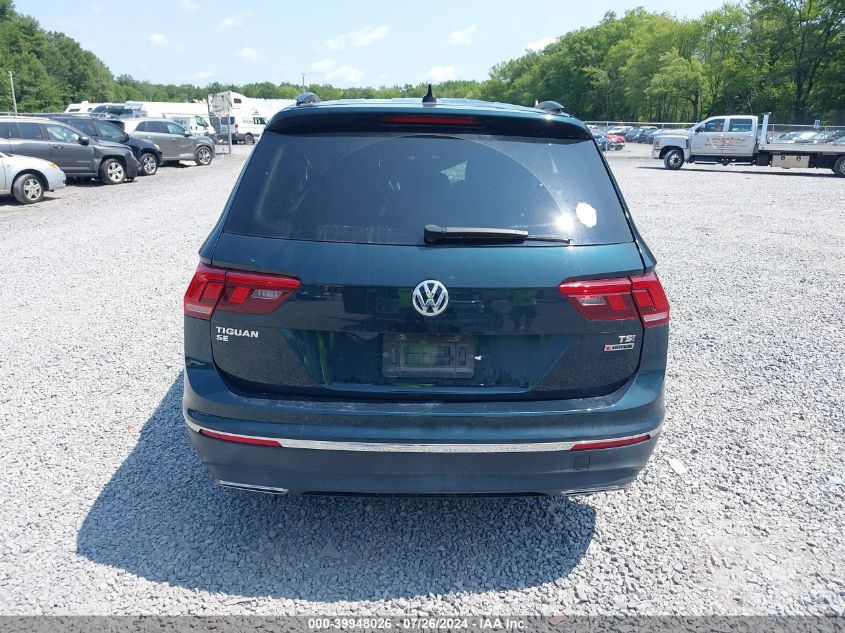 2018 Volkswagen Tiguan 2.0T Se/2.0T Sel VIN: 3VV2B7AX6JM139122 Lot: 39948026