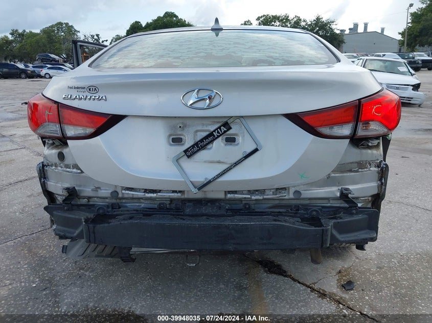 2014 Hyundai Elantra Se VIN: KMHDH4AE9EU220681 Lot: 39948035