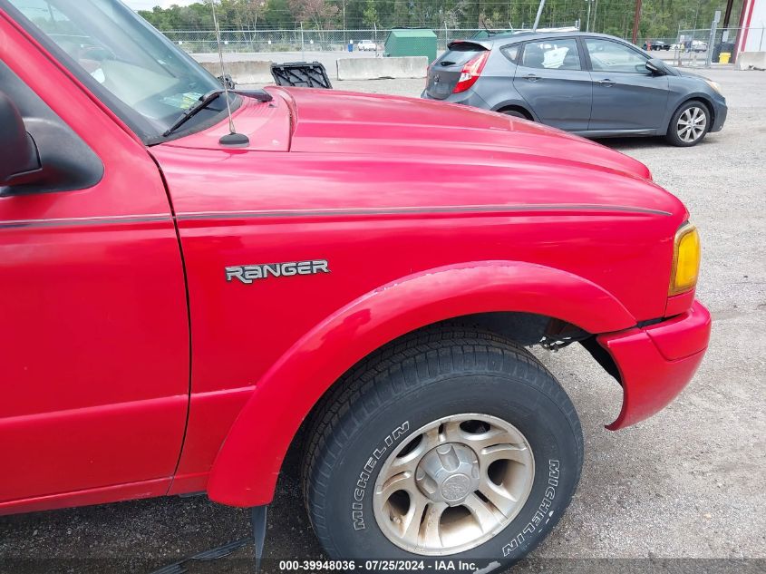 2001 Ford Ranger Edge/Xl/Xlt VIN: 1FTYR14U11PA49115 Lot: 39948036