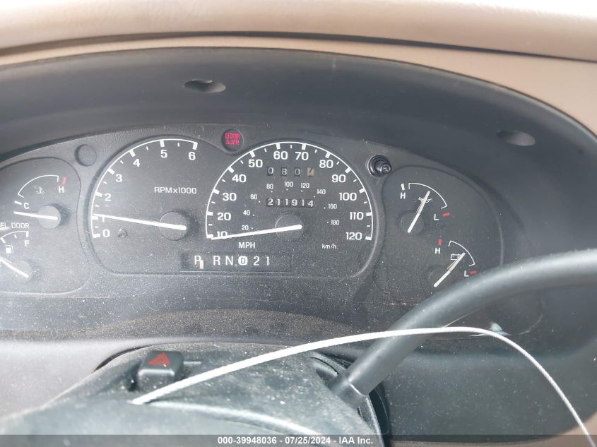 2001 Ford Ranger Edge/Xl/Xlt VIN: 1FTYR14U11PA49115 Lot: 39948036