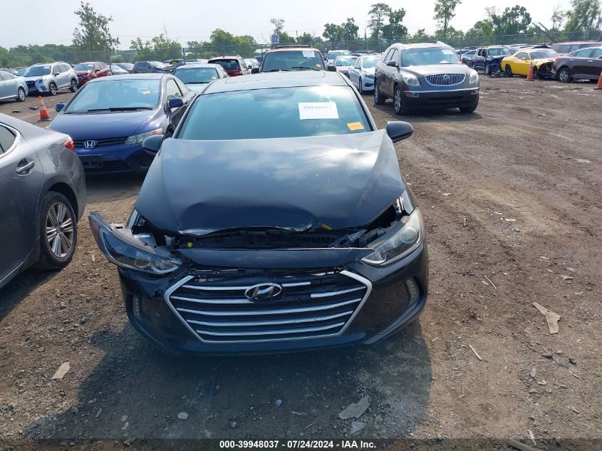 5NPD84LF6JH288225 | 2018 HYUNDAI ELANTRA