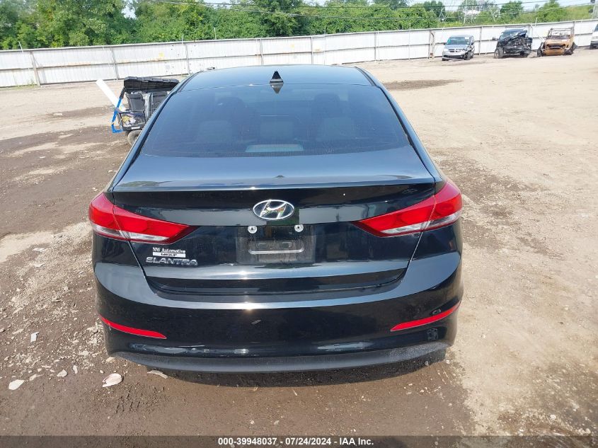 5NPD84LF6JH288225 | 2018 HYUNDAI ELANTRA