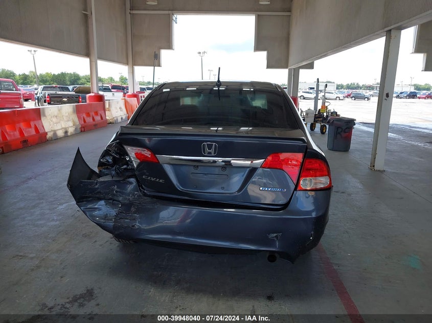 2009 Honda Civic Hybrid Hybrid VIN: JHMFA36259S012064 Lot: 39948040