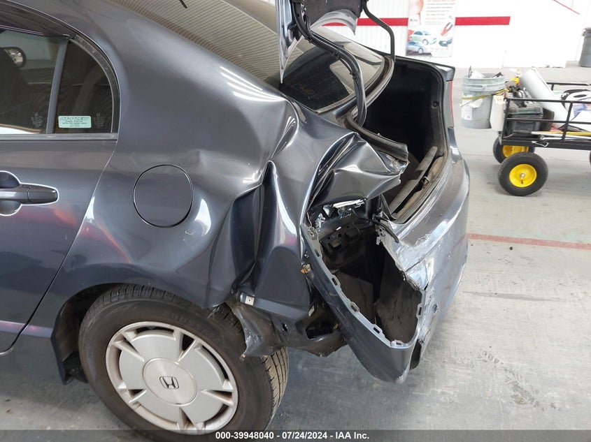 2009 Honda Civic Hybrid Hybrid VIN: JHMFA36259S012064 Lot: 39948040