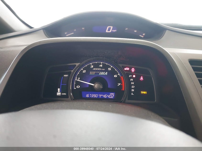2009 Honda Civic Hybrid Hybrid VIN: JHMFA36259S012064 Lot: 39948040