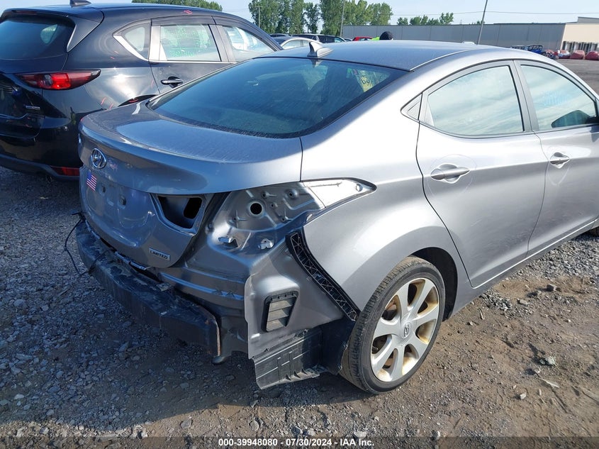 2012 Hyundai Elantra Limited (Ulsan Plant) VIN: KMHDH4AEXCU449898 Lot: 39948080