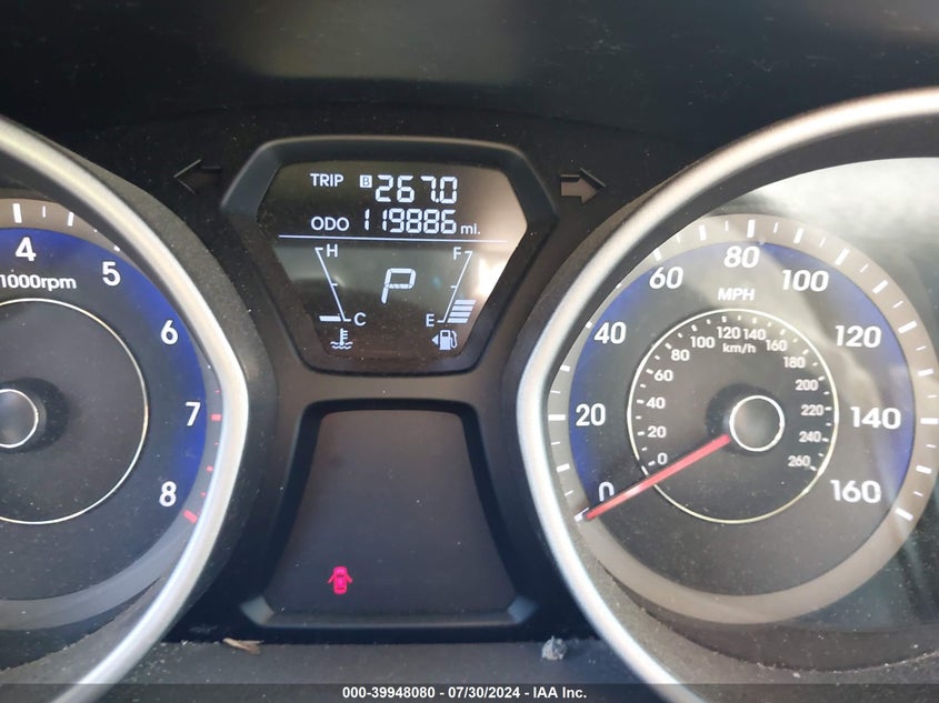 2012 Hyundai Elantra Limited (Ulsan Plant) VIN: KMHDH4AEXCU449898 Lot: 39948080