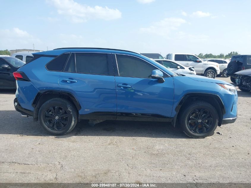 2022 Toyota Rav4 Hybrid Se VIN: JTM16RFV0ND055591 Lot: 39948107